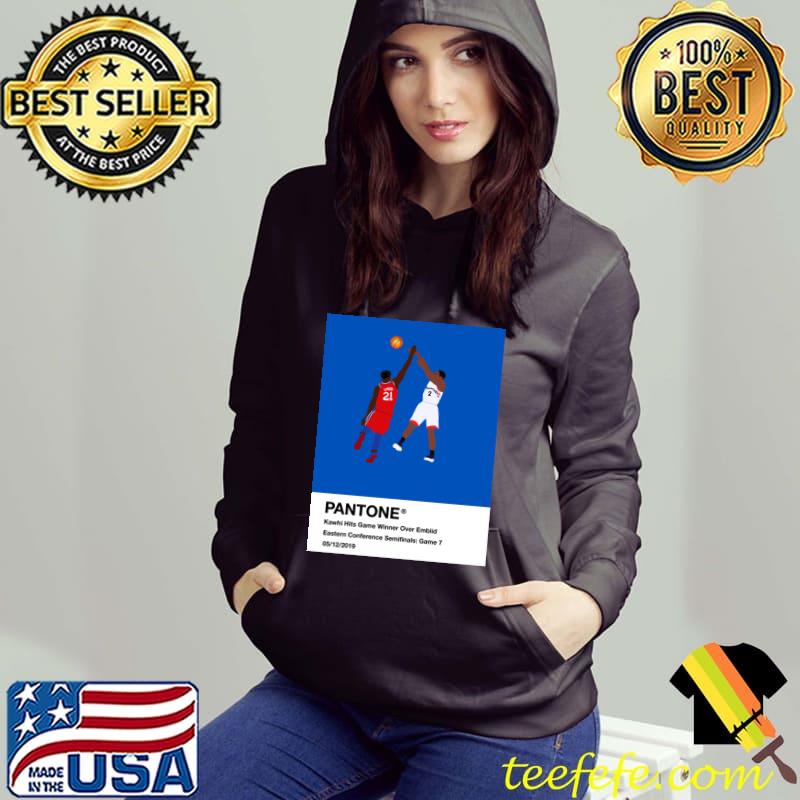 Pantone Kawhi Leonard & The Shot Classic T-Shirt Hoodie Pantone Kawhi Leonard & The Shot Classic T-Shirt Hoodie