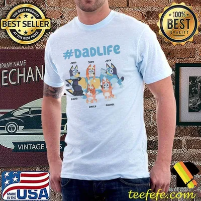 Personalized blue dad dadlife gift for father's day fbl (limited edition) shirt