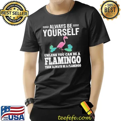 Pink flamingo shirt
