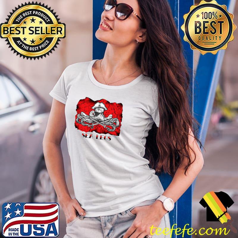 Pirate Sea Legs Octopus T-Shirt Ladies Tee Pirate Sea Legs Octopus T-Shirt Ladies Tee