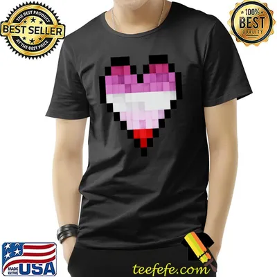 Pixel Heart Kids T-Shirt