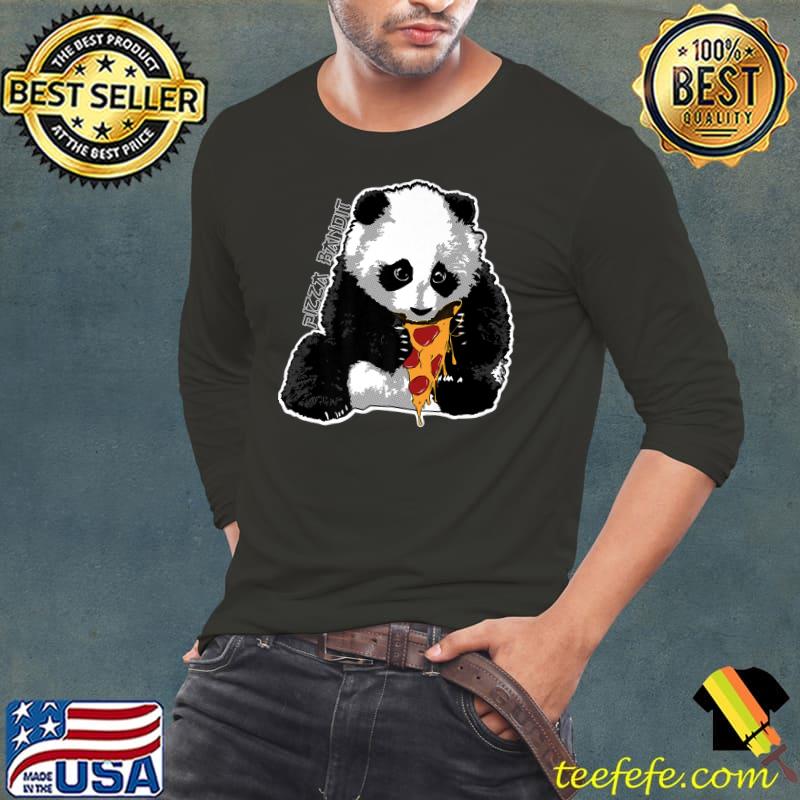 Pizza Bandit Panda T-Shirt Long Sleeve Tee Pizza Bandit Panda T-Shirt Long Sleeve Tee