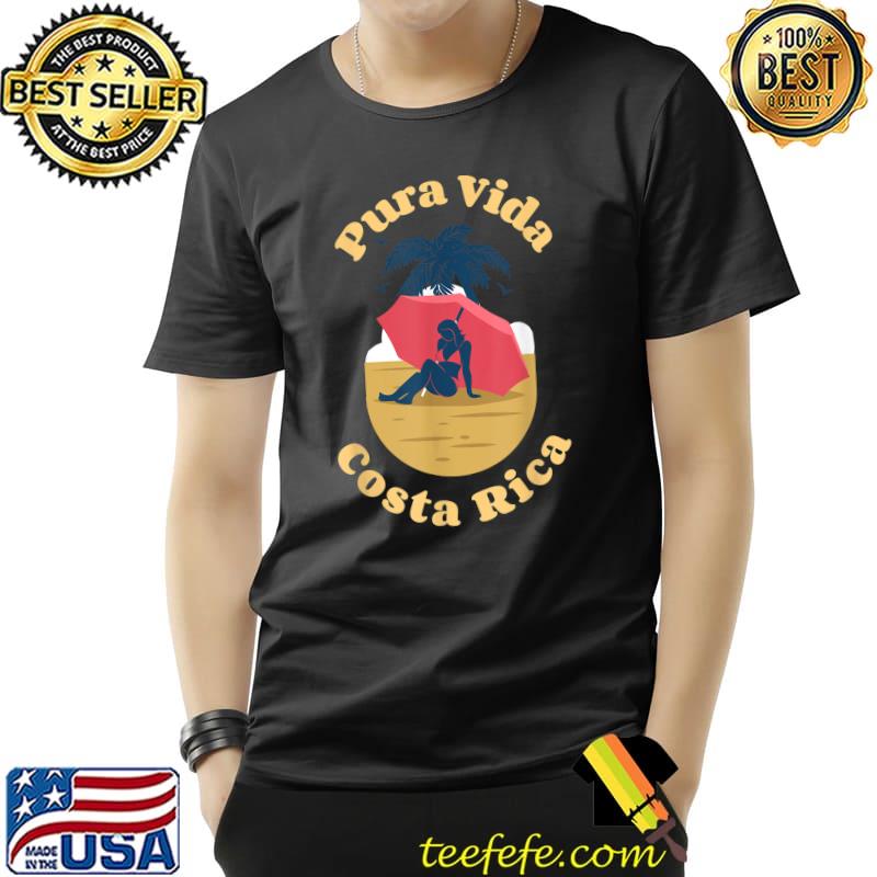 Pura Vida Costa Rica Beach Girl T-Shirt