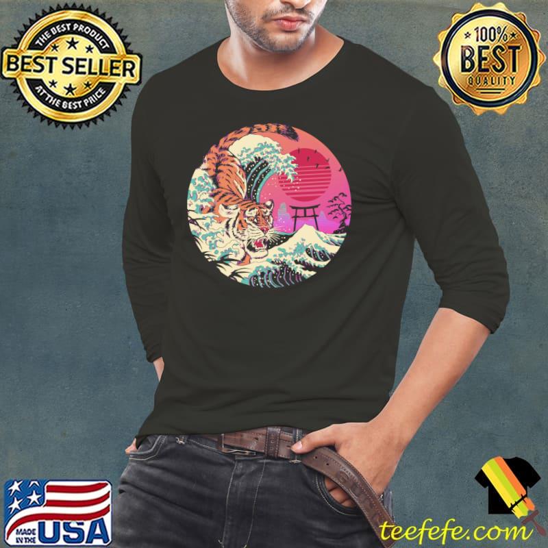 Rad Tiger Wave T-Shirt Long Sleeve Tee Rad Tiger Wave T-Shirt Long Sleeve Tee