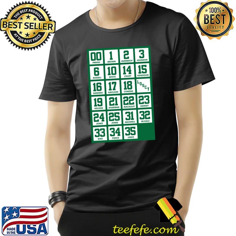 Retired Numbers - Celtics Classic T-Shirt