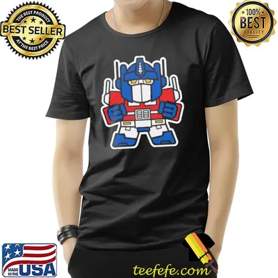 Robot prime cartoon funny scI fI shirt
