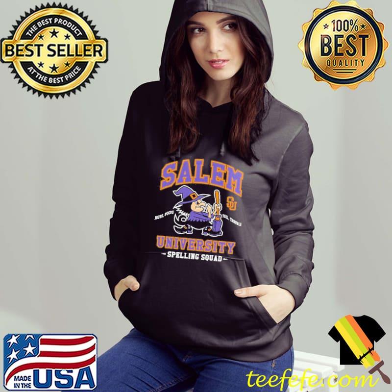 Salem spelling squad witches university occul goth cartoon witch s Hoodie Salem spelling squad witches university occul goth cartoon witch s Hoodie