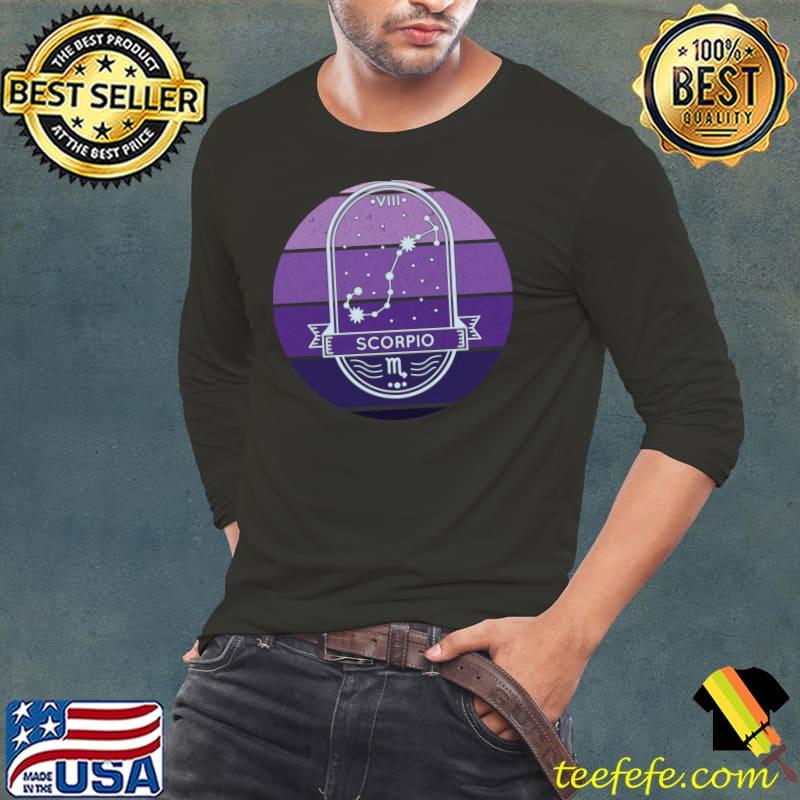 Scorpion Starsign T-Shirt Long Sleeve Tee Scorpion Starsign T-Shirt Long Sleeve Tee
