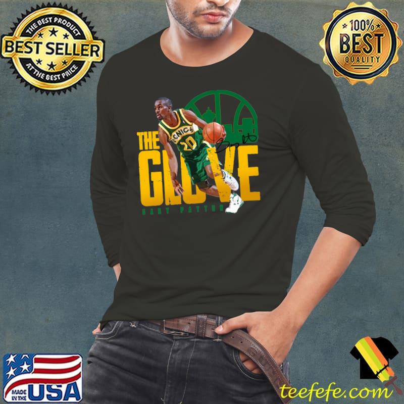 Seattle Supersonics the glove T-Shirt Long Sleeve Tee Seattle Supersonics the glove T-Shirt Long Sleeve Tee