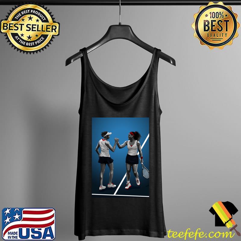 Serena Venus Williams Tennis Artwork Classic T-Shirt Tank Top Serena Venus Williams Tennis Artwork Classic T-Shirt Tank Top