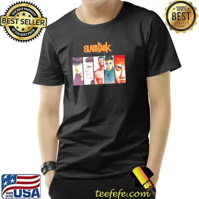 Slam dunk anime manga characters shirt