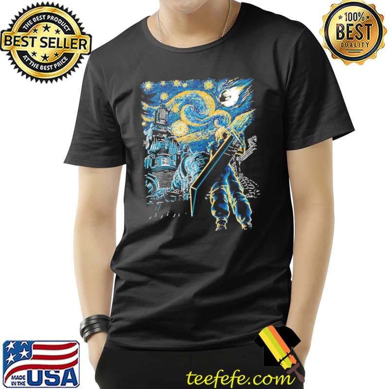 Starry remake van gogh shirt
