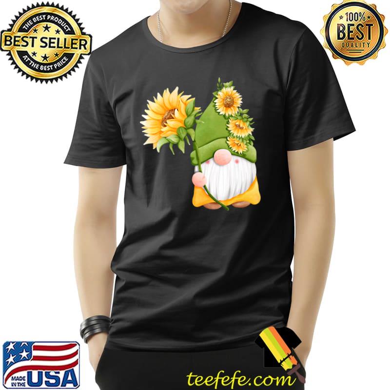 Sunflowers Gnome Fall T-Shirt