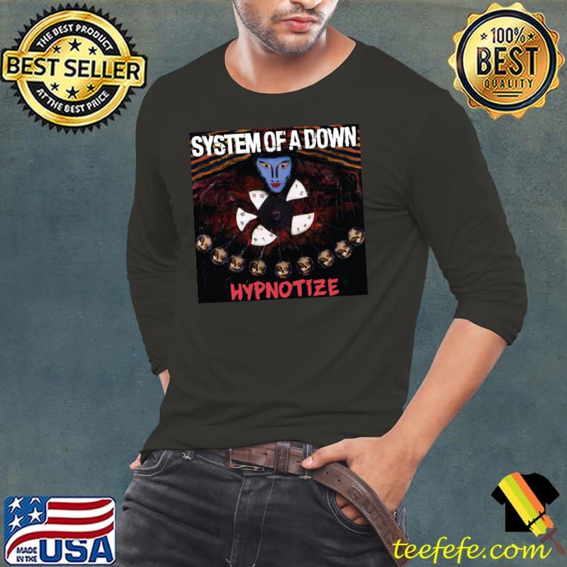 System Of A Down hypnotize Classic T-Shirt Long Sleeve Tee System Of A Down hypnotize Classic T-Shirt Long Sleeve Tee