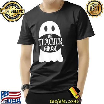 Teacher ghost matching halloween pajamas family teaching shirt