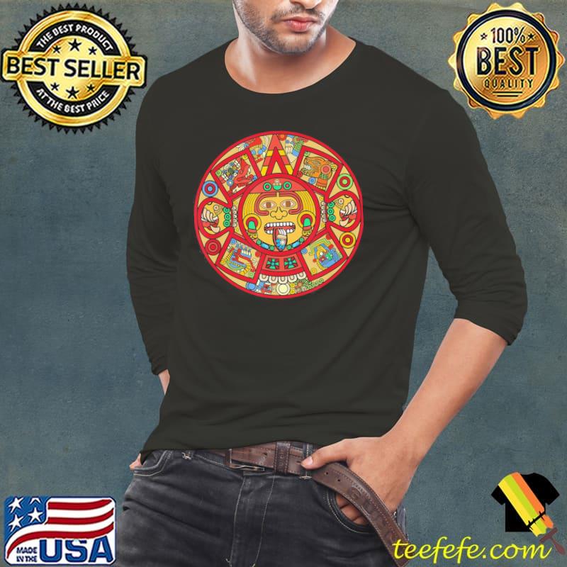 The aztec sun stone s Long Sleeve Tee The aztec sun stone s Long Sleeve Tee