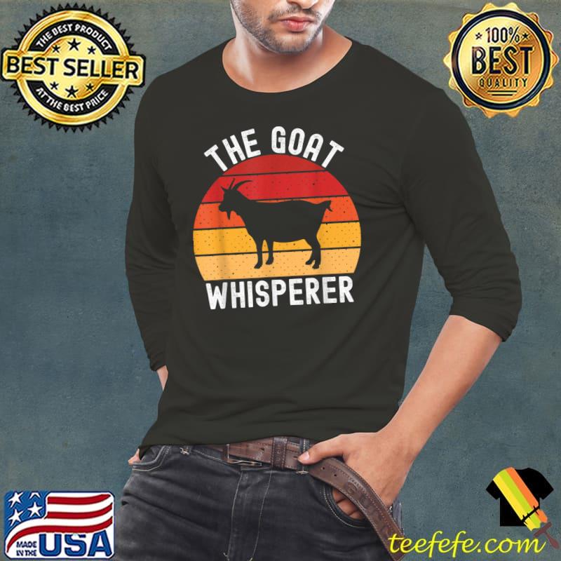 The Goat Whisperer Vintage Sunset T-Shirt Long Sleeve Tee The Goat Whisperer Vintage Sunset T-Shirt Long Sleeve Tee