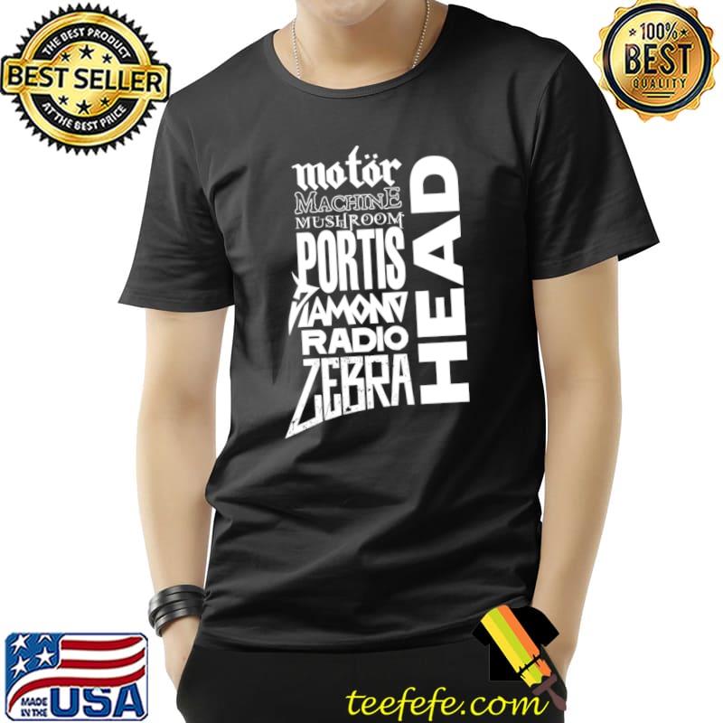 The heads motor machine mushroom portis radio T-Shirt