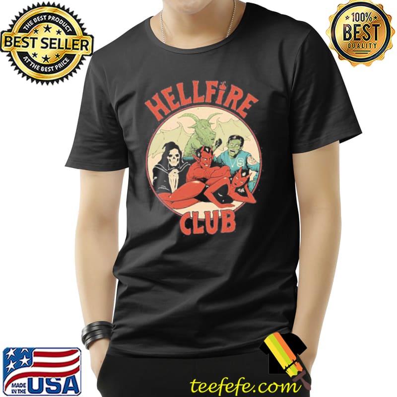 The hellfire club hawkins the breakfast club vintage artwork shirt The hellfire club hawkins the breakfast club vintage artwork shirt