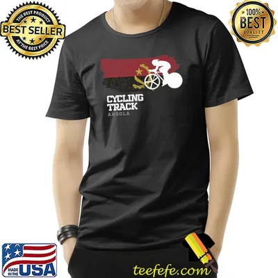 Track Cycling Angola Road Bike T-Shirt