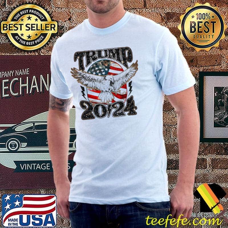 Trump 2024 Eagle American Flag Shirt