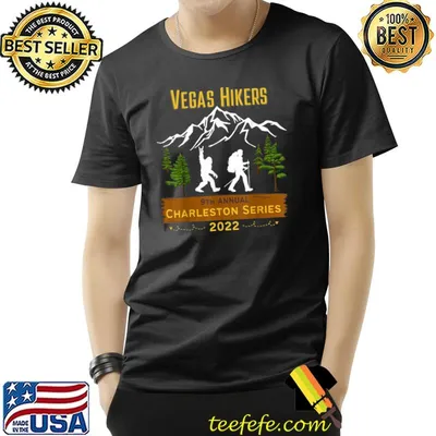Vegas Hikers 9th Annual Charleston Series 2022 Camping T-Shirt