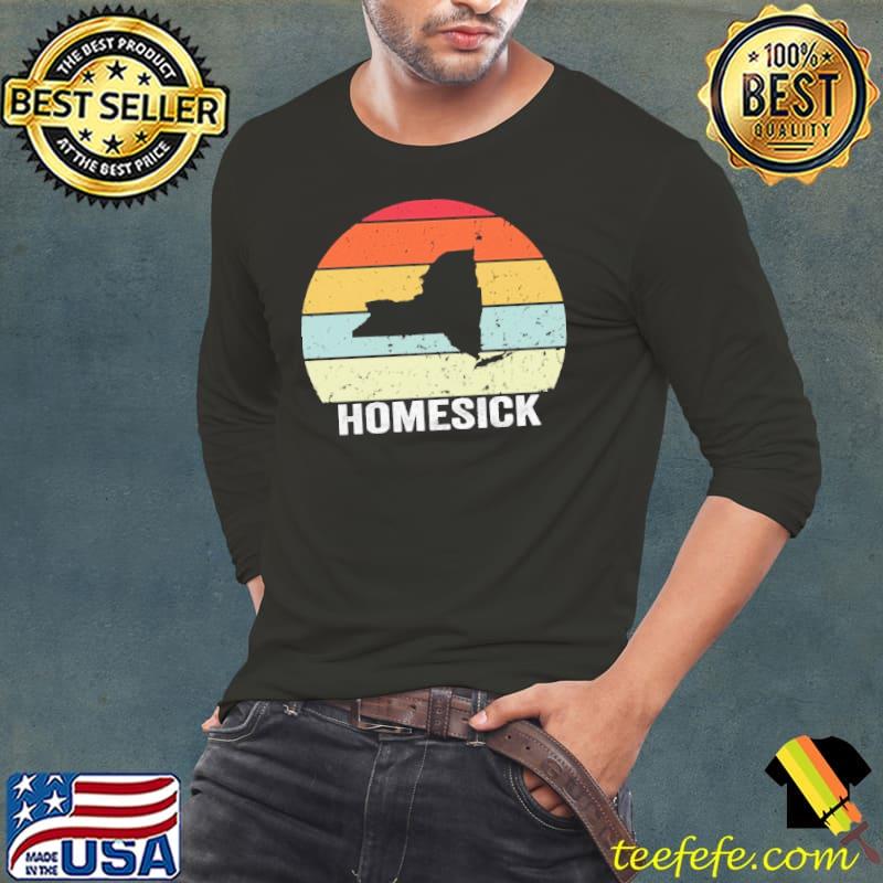Vintage Homesick New York Shirt Long Sleeve Tee Vintage Homesick New York Shirt Long Sleeve Tee