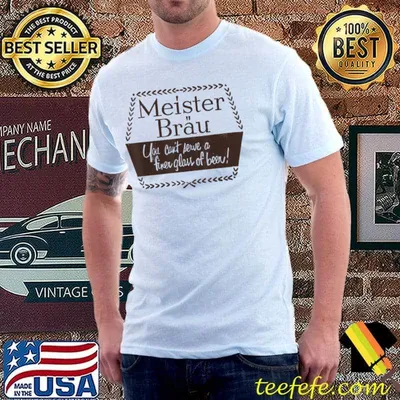 Vintage meisters brau beer shirt