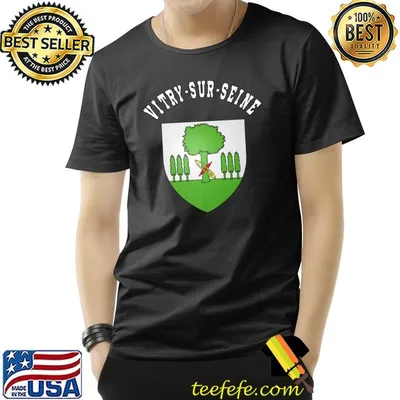 Vitry-sur-Seine Coat of Arms Flag Football T-Shirt