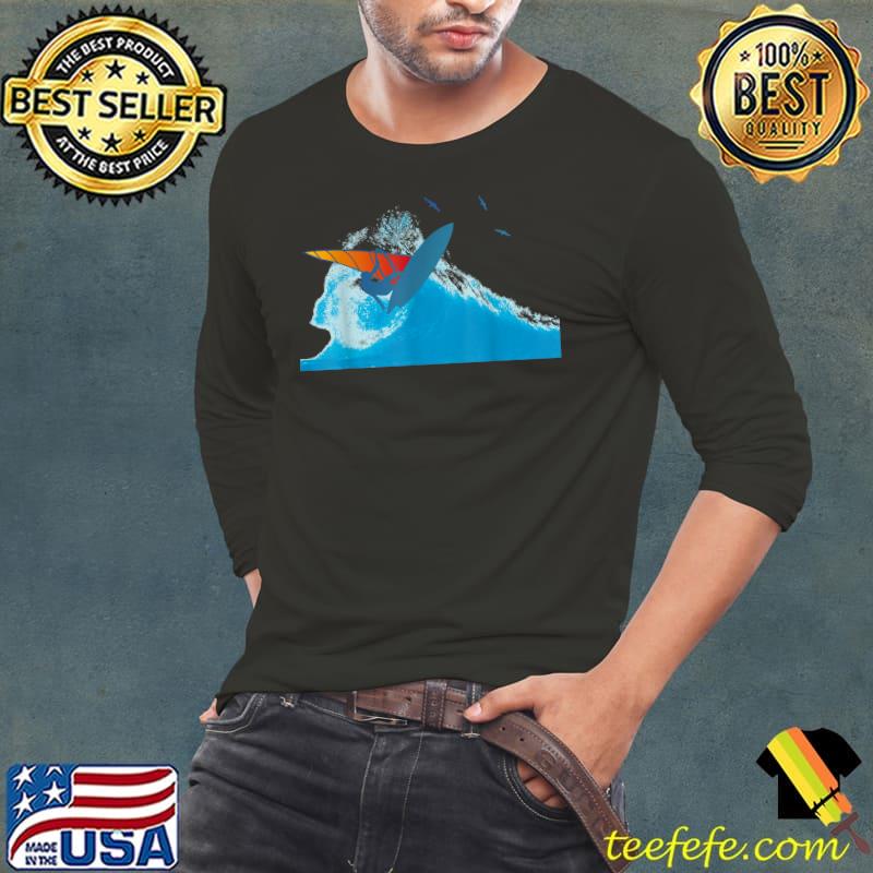 Windsurfing T-Shirt Long Sleeve Tee Windsurfing T-Shirt Long Sleeve Tee