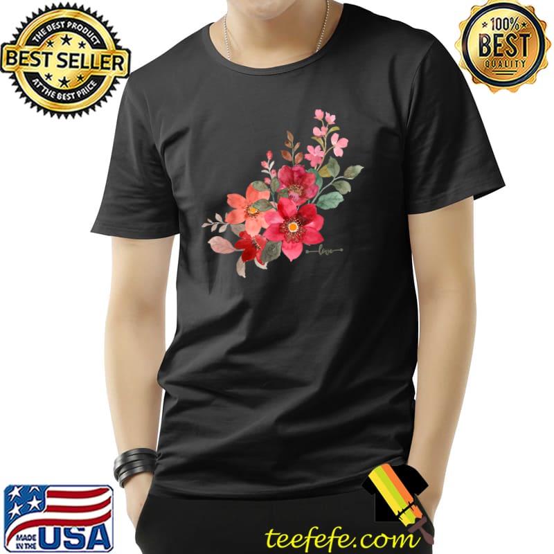 World Flowers Day 2022 Special Valentine's Love T-Shirt