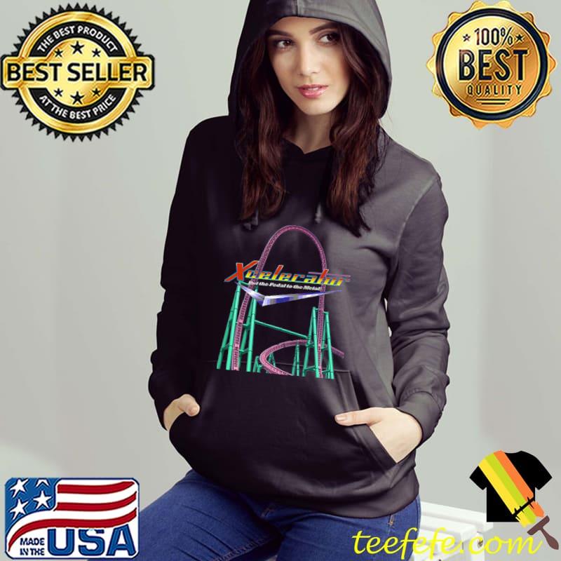 Xcelerator Knott's Berry Farm T-Shirt Hoodie Xcelerator Knott's Berry Farm T-Shirt Hoodie