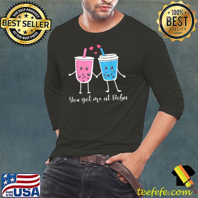 You got me with boba neko bubble tea T-Shirt Long Sleeve Tee You got me with boba neko bubble tea T-Shirt Long Sleeve Tee