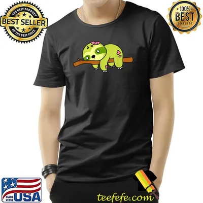 Zombie Sloth Halloween  T-Shirt