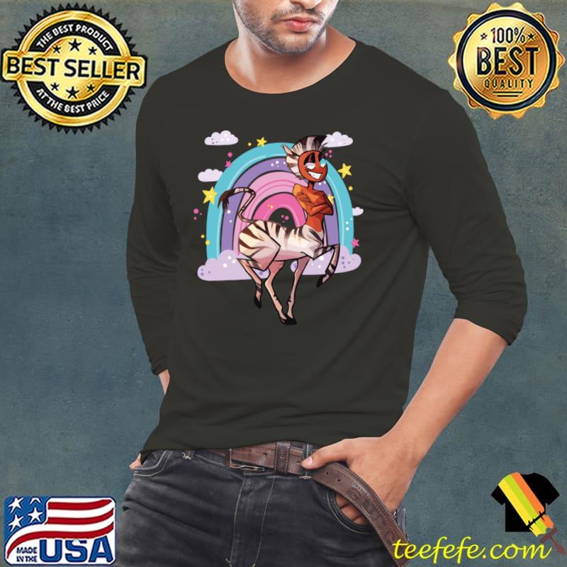 Zulius Centaurworld Rainbow T-Shirt Long Sleeve Tee Zulius Centaurworld Rainbow T-Shirt Long Sleeve Tee