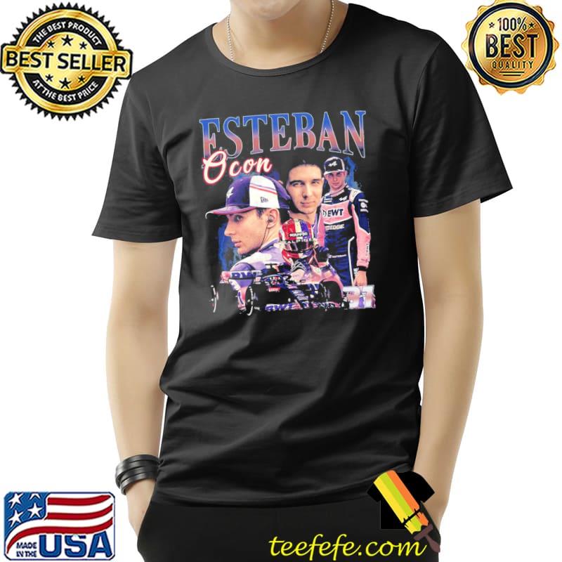 90s vintage esteban ocon racing sport shirt