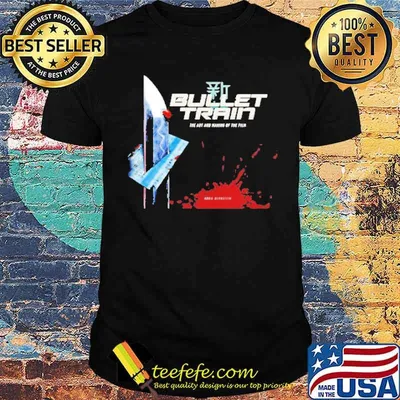 Action Movie Bullet Train the art and making of the film shirt
