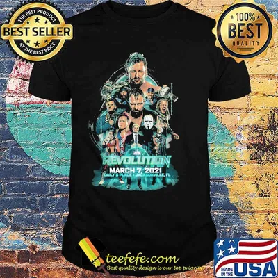 AEW Revolution March 7 2021 Poster Shirt