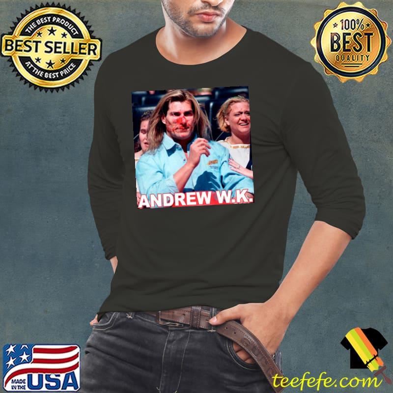 Andrew wk fabio classic s Long Sleeve Tee Andrew wk fabio classic s Long Sleeve Tee