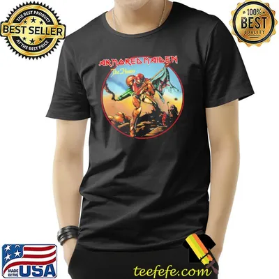 Armored maiden the hunter iron maiden logo classic shirt