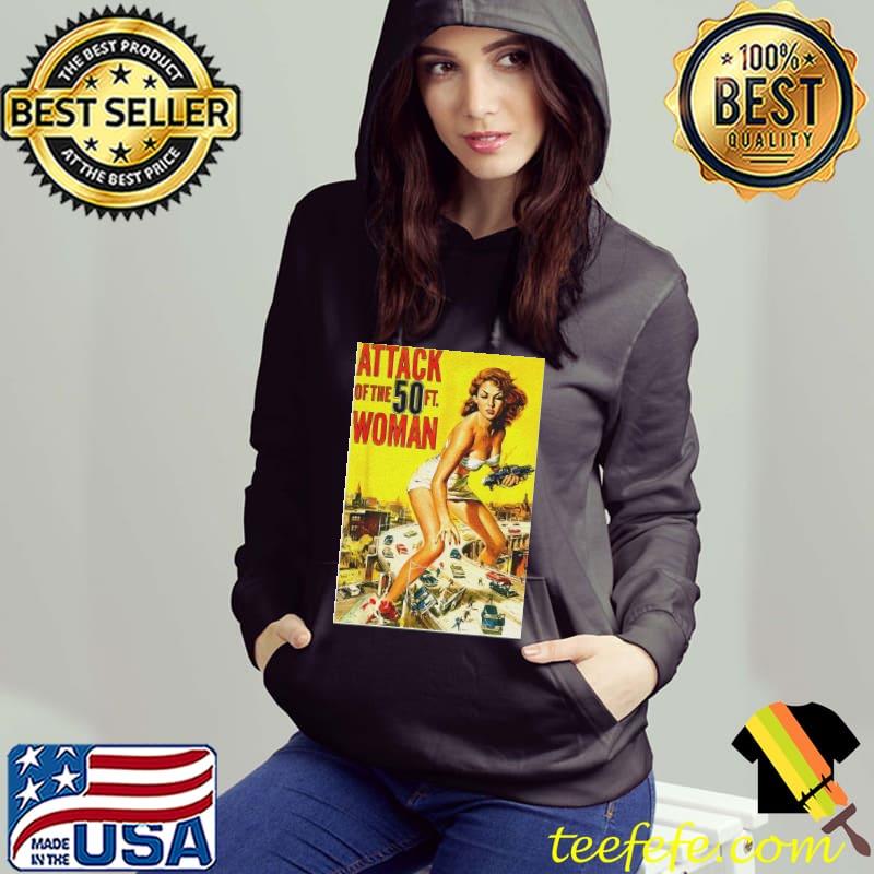 Attack of the 50 foot woman monster poster horror movie halloween trending s Hoodie Attack of the 50 foot woman monster poster horror movie halloween trending s Hoodie