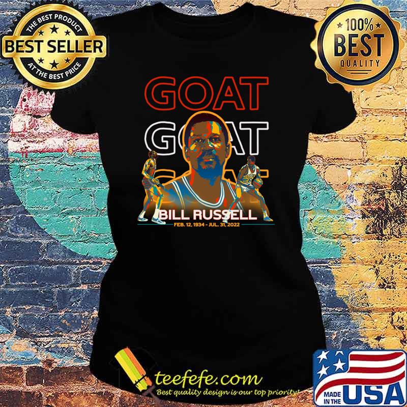 Bill Russell GOAT tribute v2 Essential T-Shirt Ladies tee Bill Russell GOAT tribute v2 Essential T-Shirt Ladies tee
