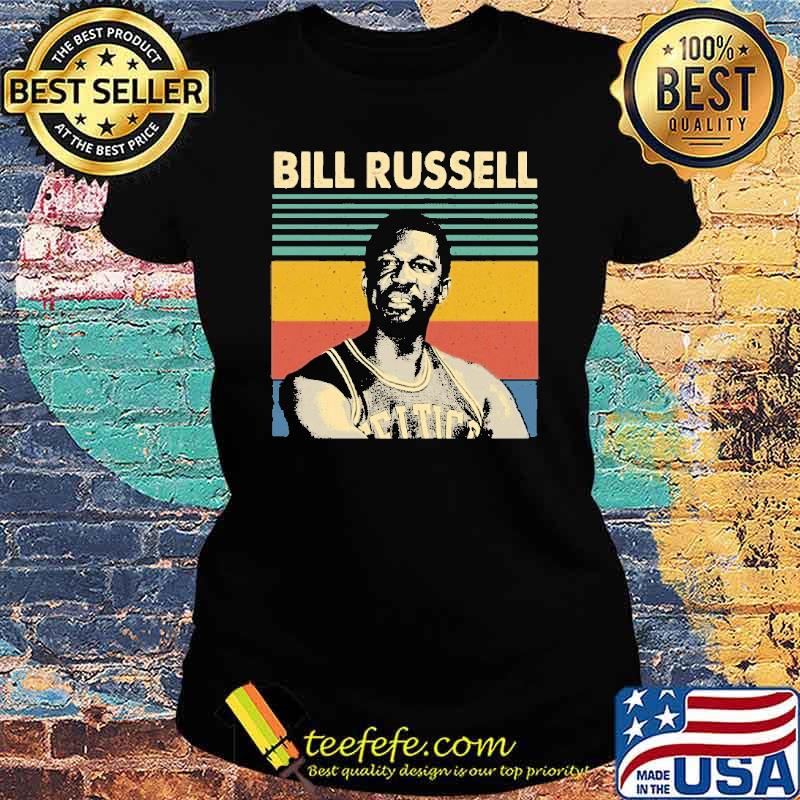 Bill Russell Memories Vintage Shirt Ladies tee Bill Russell Memories Vintage Shirt Ladies tee