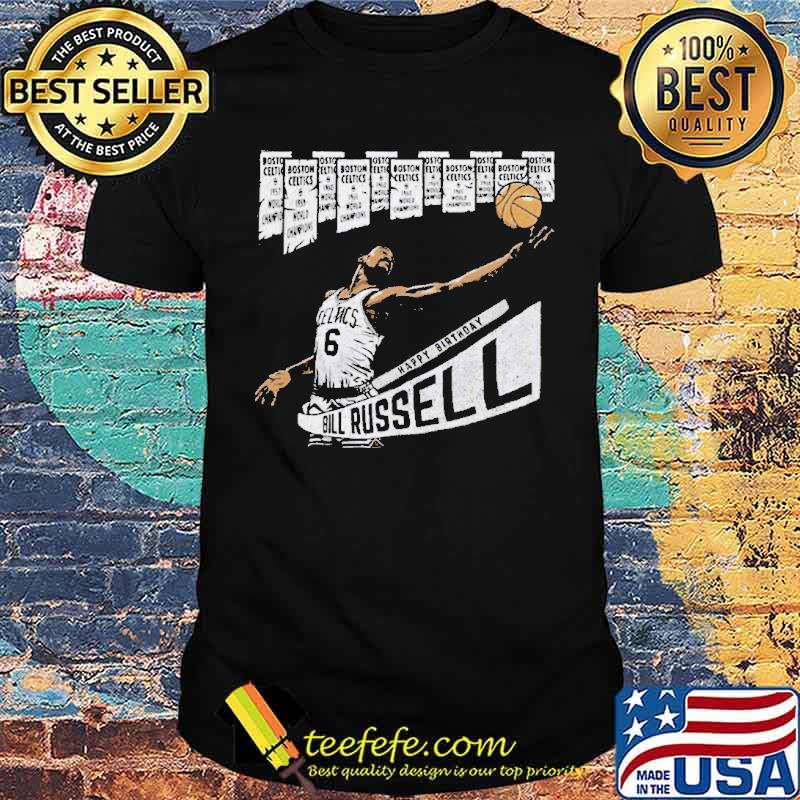 Bill Russell Vintage 90s 11 Rings Shirt