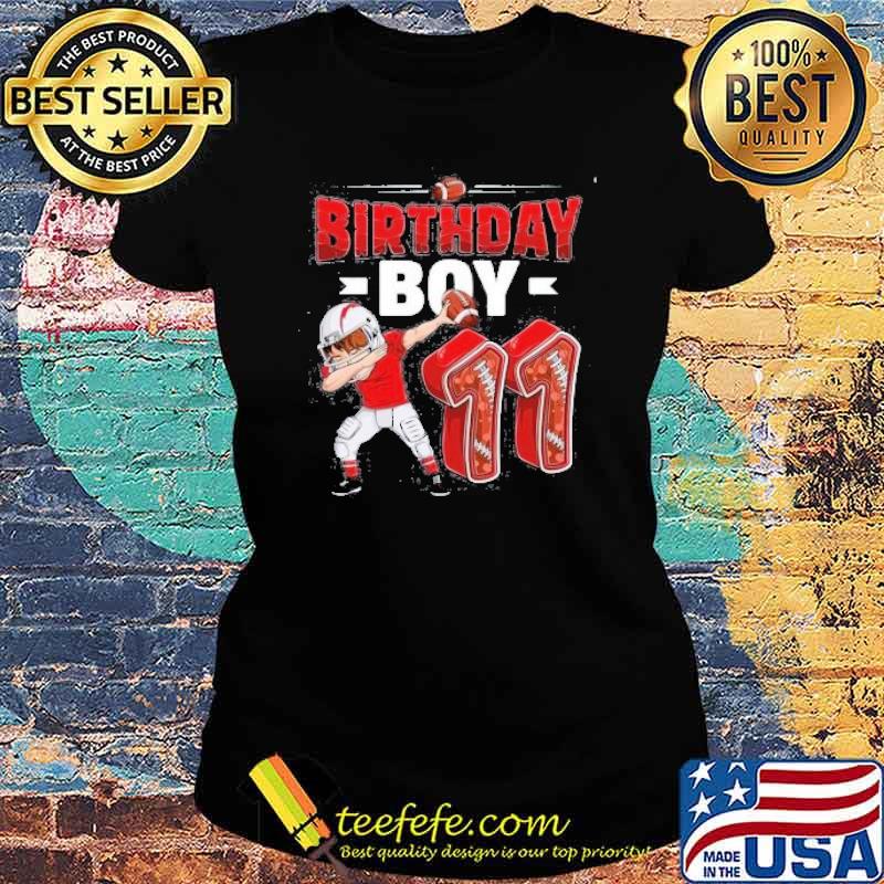Birthday Boy 11 Football s Ladies tee Birthday Boy 11 Football s Ladies tee