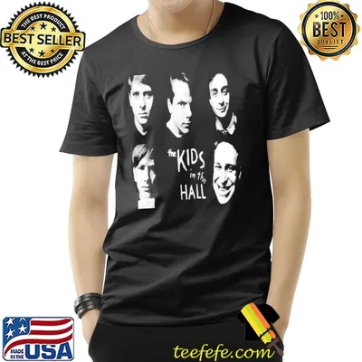 Black and white art the kids in the hall classic shirt