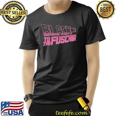 Black to the fuschia classic shirt