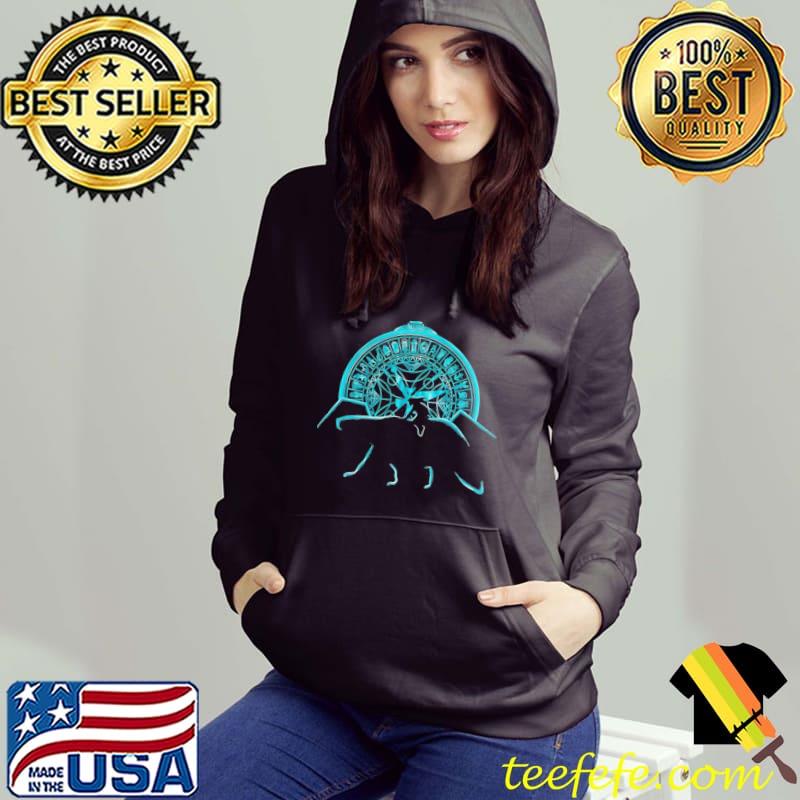 Blue Northern Lights Design classic s Hoodie Blue Northern Lights Design classic s Hoodie