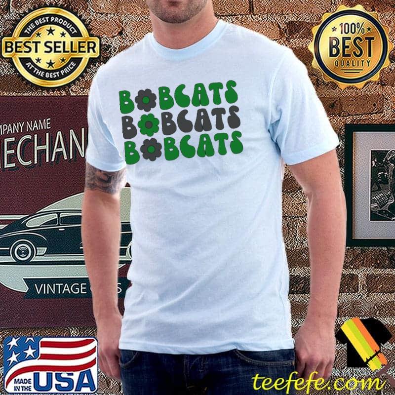Bobcats Bobcat Bodcats Flower ICon Shirt