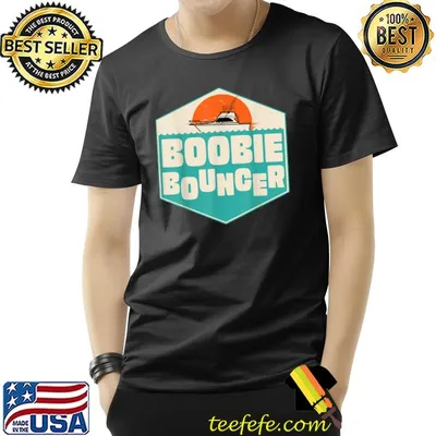 Boobie Bouncer Sunset Ship Sailing Boat T-Shirt